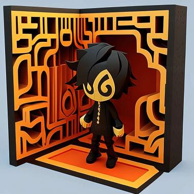 3D model Persona Q2 New Cinema Labyrinth game (STL)